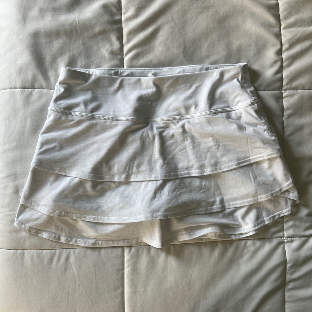 White Athleta Tennis Skirt
